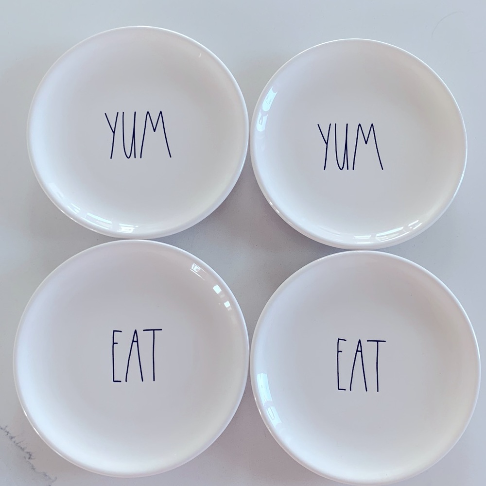 Rae Dunn Rounds | Side Plates | Snack Plates